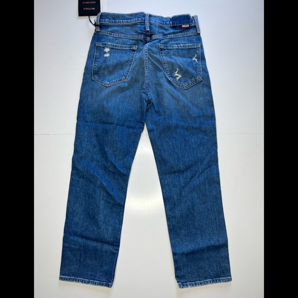 MOTHER Denim The Tomcat Ankle Straight Jeans Playing With Scissors NWT - Picture 5 of 5